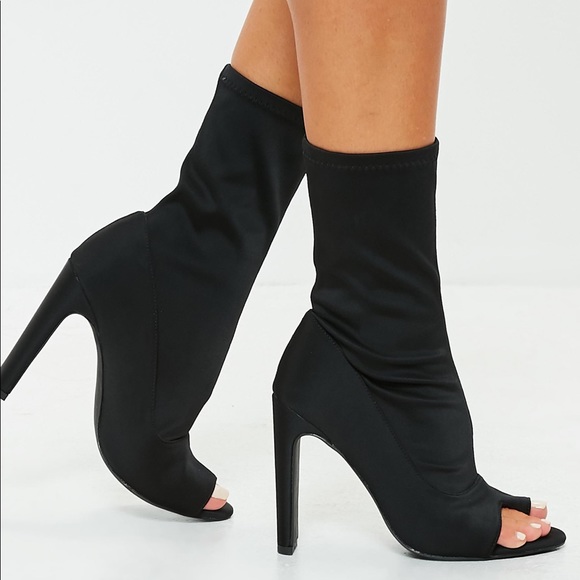 Black Short Booties - Picture 1 of 4